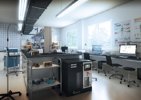 實驗室SF 無油渦旋式壓縮機