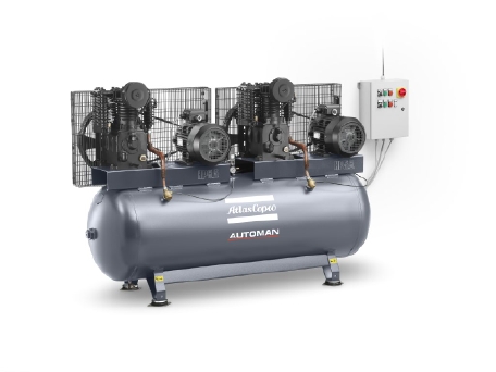 Automan AT系列 油潤滑、鑄鐵活塞式空壓機(jī),4-11 kW / 5.5-10 hp
